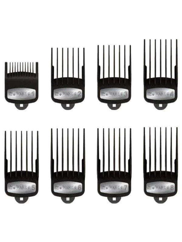 Wahl 8-Pack Premium Black Comb Guide Set #3171-500