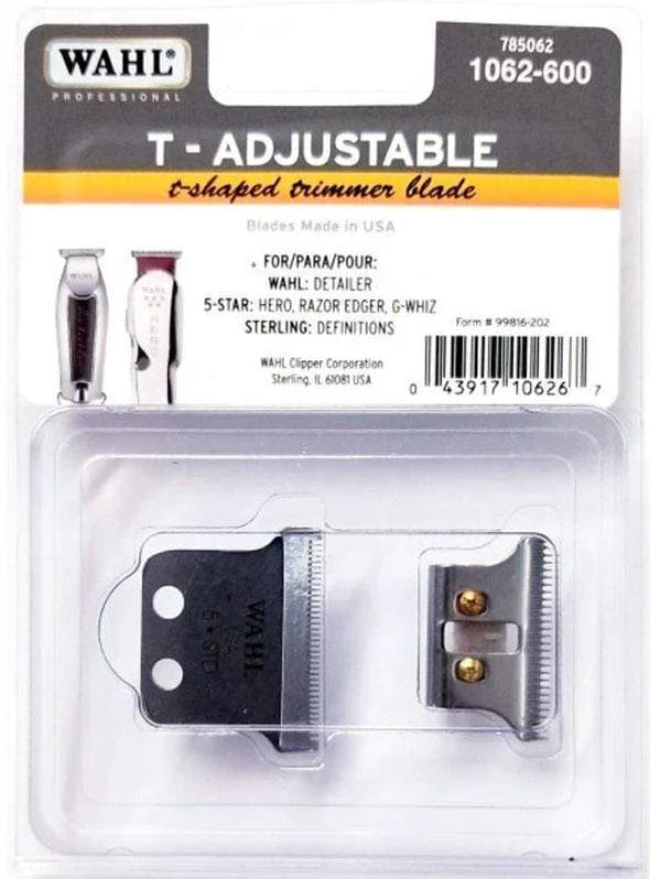 Wahl Professional T-Adjustable T-Shaped Trimmer Blade #1062-600