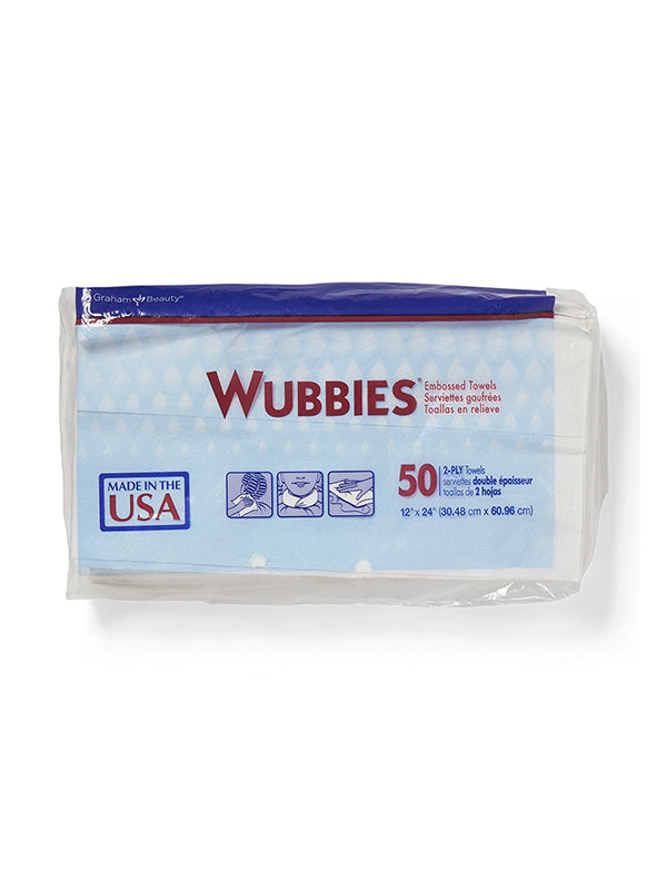 Wubbies Embossed Towels Case of 10 #781200-Master