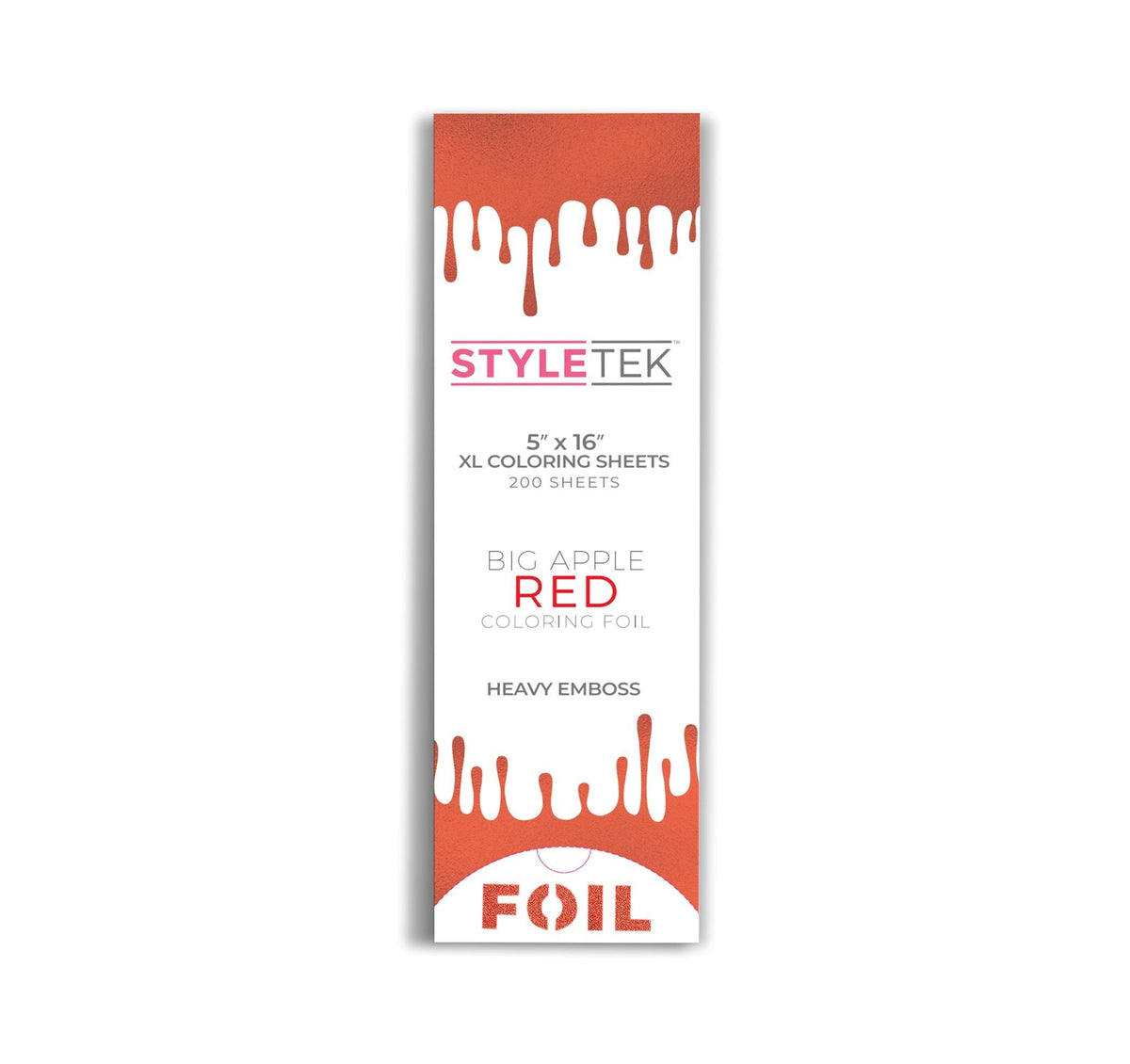 Styletek 5x16 XL FLAT Pre-Cut Sheets 200 Embossed Sheets